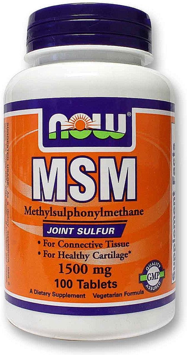 Now Msm 1500 Mg 100 Tabs
