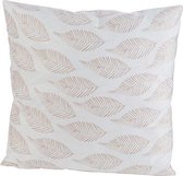 SIERKUSSEN GOLDEN FEATHER WIT | MAAT 40X40 CM | TEXTIEL
