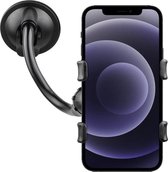 Shop4 - iPhone 12 Autohouder Autohouder Klem Zwart