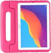 Kinder Tablethoes met Handvat Roze Geschikt voor Huawei MatePad Pro - Tablethoes Kindvriendelijk - Beschermhoes voor Kinderen - Shockproof - met Standaard - Tegen Vallen