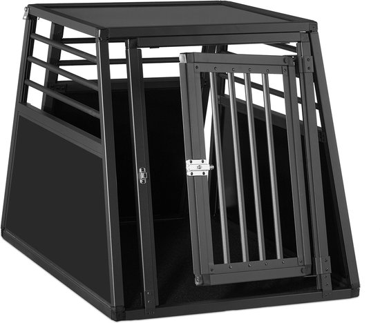 Cage de transport pour chien aluminium pour coffre de voiture