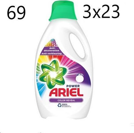 Ariel Color Reveal Vloeibaar Wasmiddel 69 Wasbeurten bol