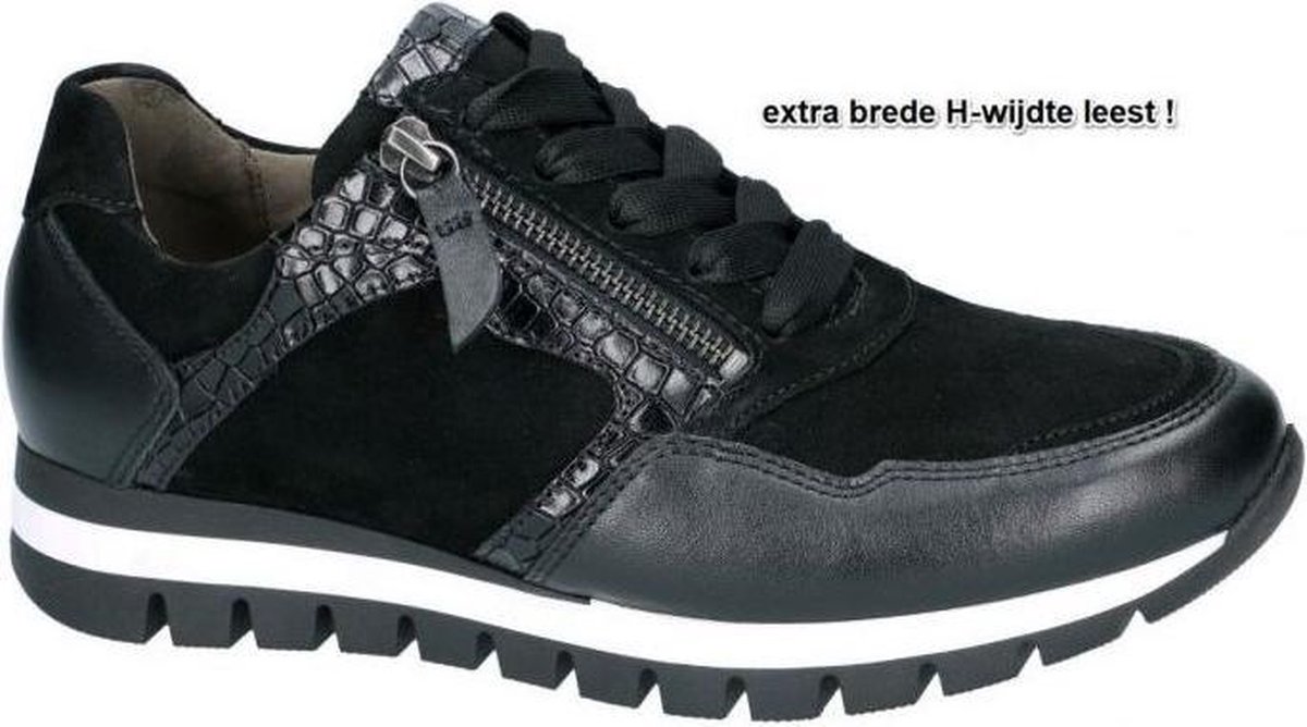 Gabor 56.438.67 Dames Sneakers Zwart Maat 37 | bol.com
