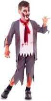 Witbaard Verkleedpak Zombie Schooljongen Polyester Grijs Mt 140-152