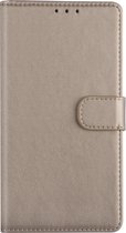 Goud hoesje Samsung Galaxy A01 - Book Case - Kaarthouder (A015F)