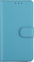 LichtBlauw hoesje iPhone 12 Pro Max - Book Case - Kaarthouder