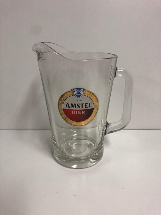 Amstel pitcher glas bier schenkkan bierkan | bol.com