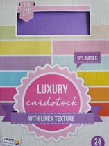 Craft Sensations - Luxury Cardstock - Luxe hobbykarton met linnenstructuur