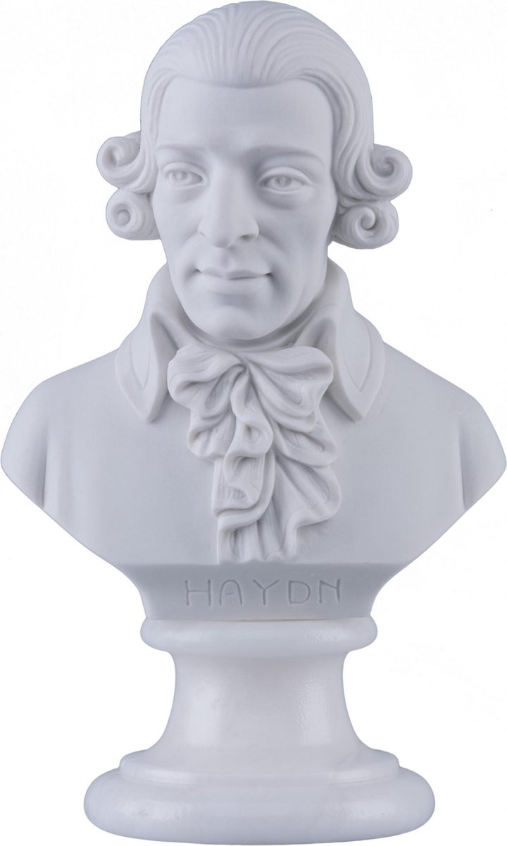 Music Gifts - Albast borstbeeld Haydn - 15 cm