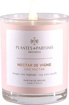 Plantes & Parfums Natuurlijke Vine Nectar Sojawas Geurkaars  (tevens handcrème) I Fruitige & Zoete Geur I 180g I 40u