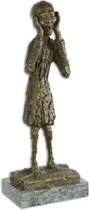 Beeld - Bronzen Sculptuur The Scream - Gebaseerd op Edvard Munch - 38.2 cm hoog