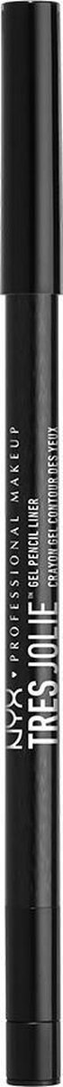 NYX Professional Makeup NYX PMU Professional Makeup Tres Jolie Gel Pencil Liner Pitch Black TJL01 Gel Oogpotlood 0 51 gr
