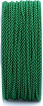 Luxe Cadeaulint Koord - Groen (Donker Groen, 50 meter lang & 2mm breed)