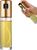 HomeDays - Olijfolie Fles | Olijfolie Spray | Olie Spuitje | Olijfolie Sprayer | Olijfolie Pomp | Olieverstuiver voor BBQ & Keuken - Goud