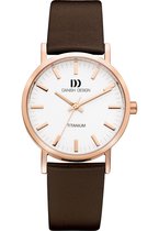 Danish Design IQ17Q199 horloge heren - bruin - titanium PVD ros�