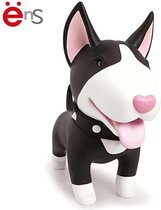 Spaarpot - Sparen - Geld - Kinderen - Bullterrier - Bull terrier - Hond - Zwart