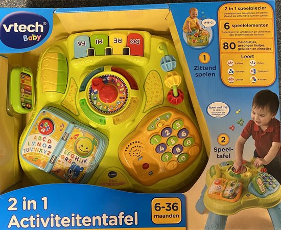 VTech Baby 2 in 1 Activiteitentafel Interactieve tafel