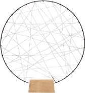 Konstsmide Led-cirkel 64 X 60 Cm Staal/hout Zwart