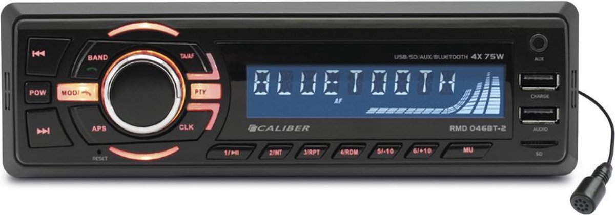 Autoradio Caliber avec Bluetooth - USB, SD, AUX, FM - 1 DIN - Simple DIN -  Appels... | bol