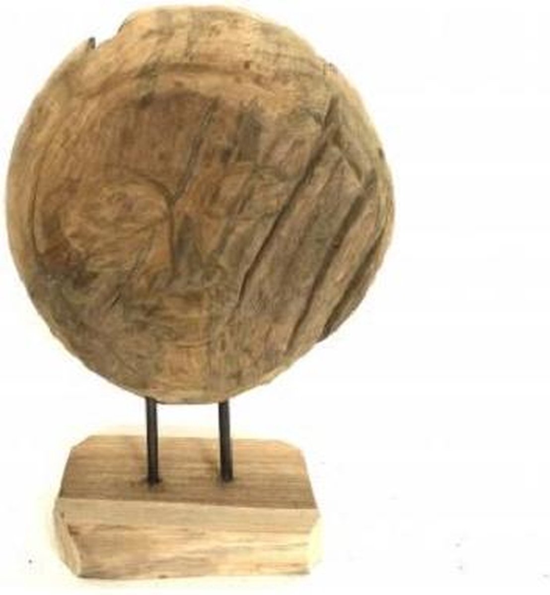 Mask moon teak h43cm