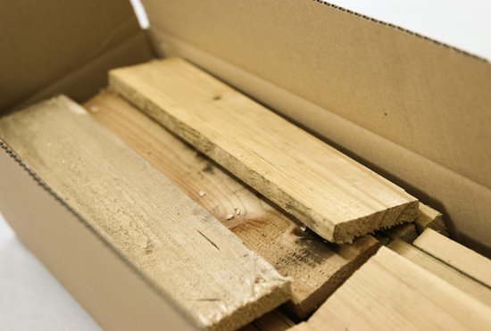 zakdoek Opnieuw schieten tack Vuurkorfhout voor de vuurkorf | 5 kilogram | Plankjes hout van ca. 30 cm |  bol.com