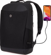 Strettler Corse rugzak met 3.0 USB aansluiting - Voor mannen/vrouwen - Anti-diefstal rugtas/laptoptas - Schooltas - Anti theft backpack - Waterdicht - Easy Charging