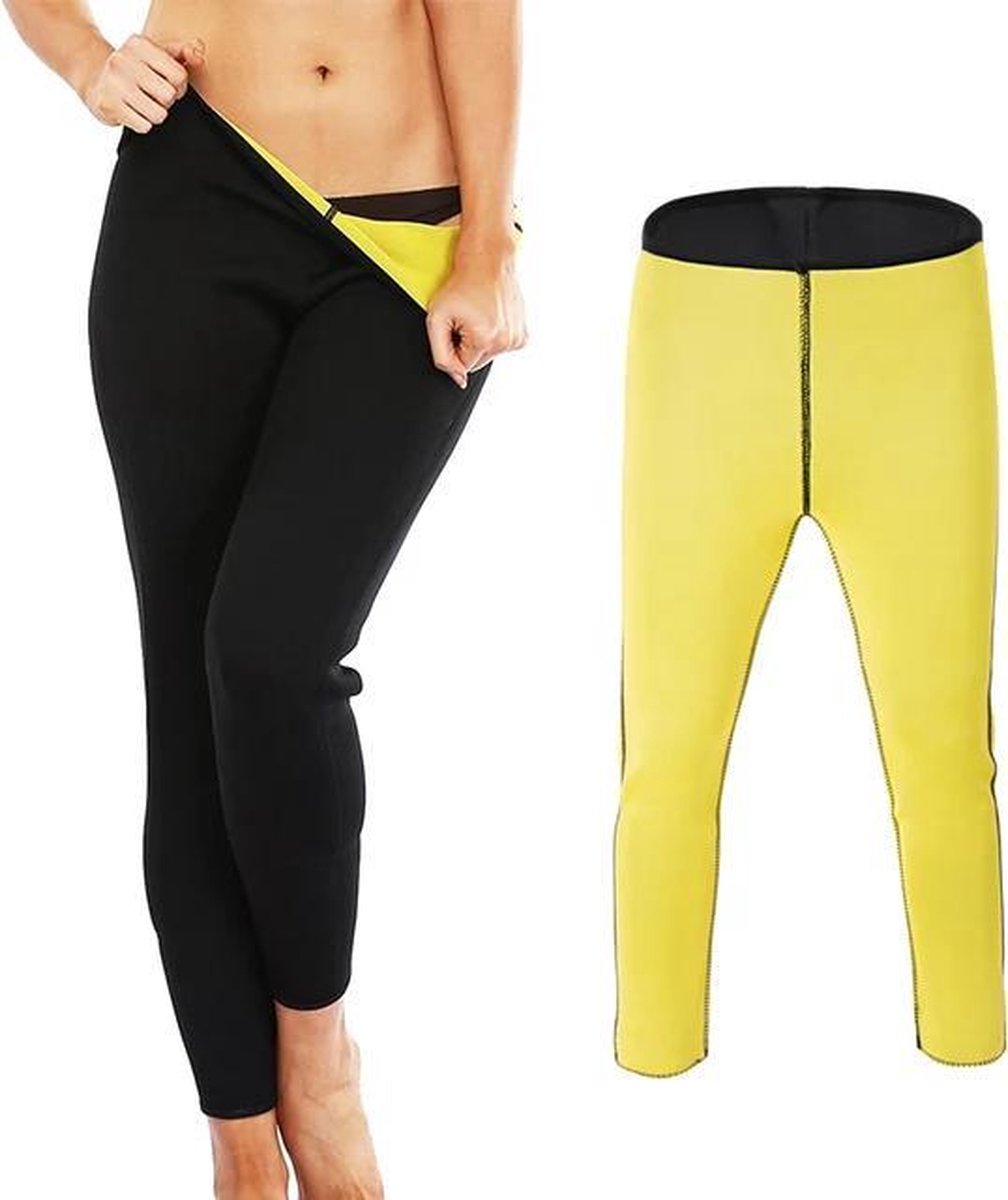 LOUZIR Thermische Afslankbroek - Body shapers - Fitness Leggings - Vetverbranding- Sauna thermo legging- Yoga broek- Hoge taille- Fitness Maat XL