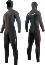 Mystic Heren Wetsuit Voltt Hooded Fullsuit 6/4/3mm Fzip - Black LT