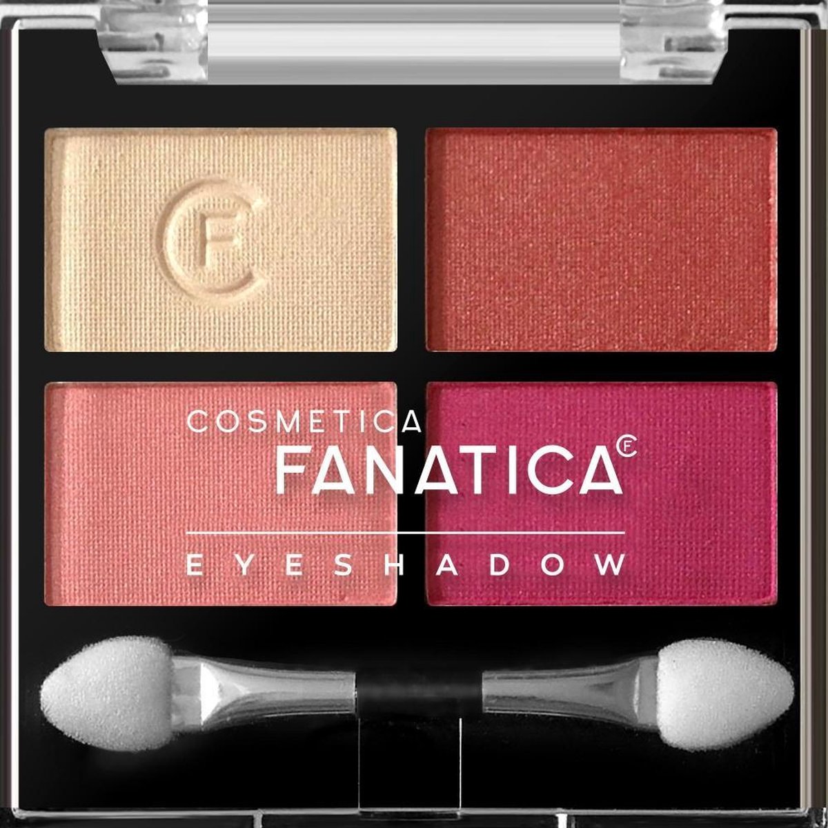 Cosmetica Fanatica - Oogschaduw Palette - Roze - Nummer 12 - 1 doosje