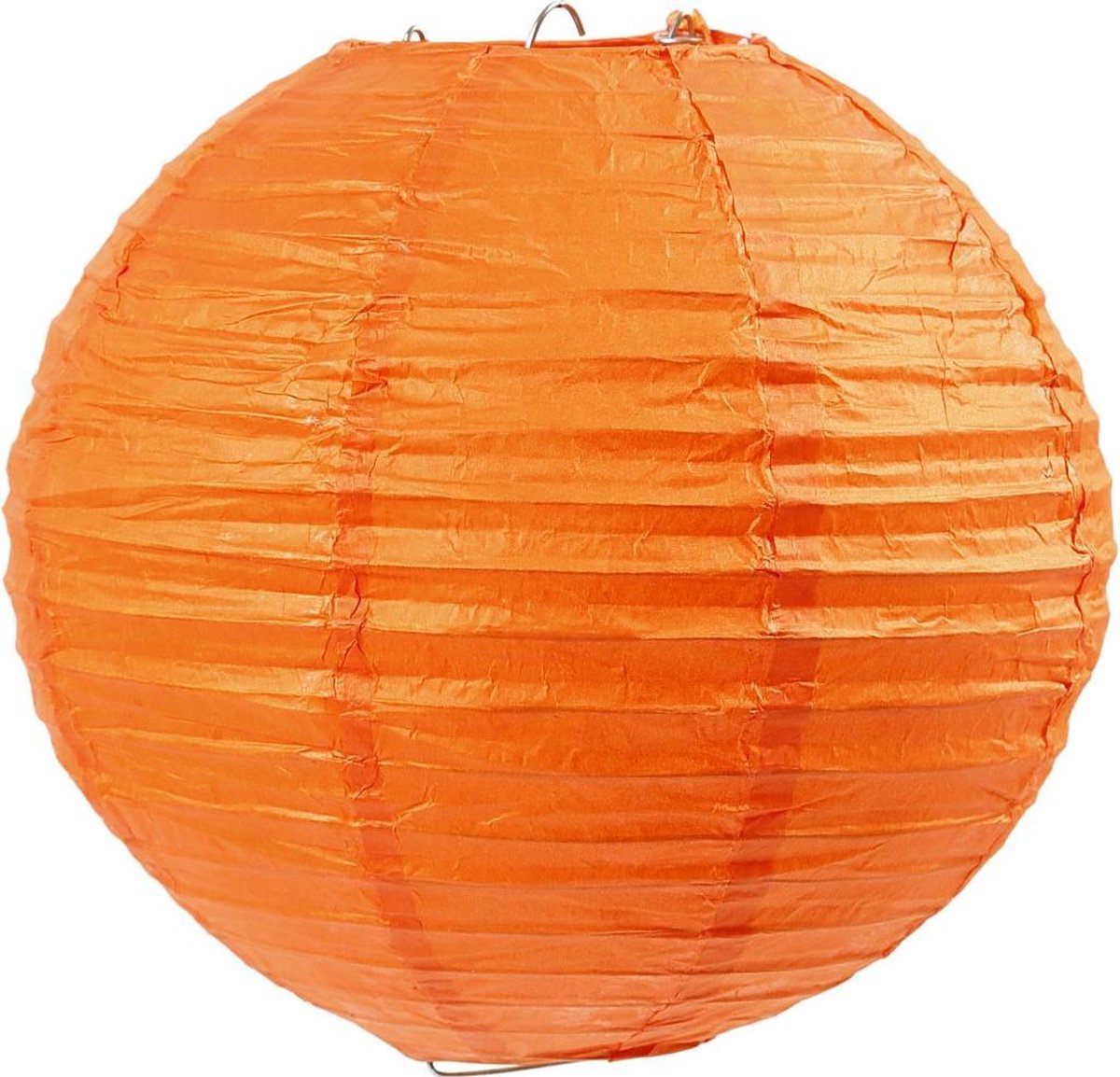 Papieren lamp. oranje. d: 20 cm. 1 stuk