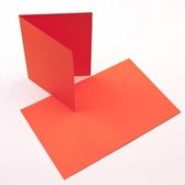 Kaarten Oranje 14x10.8cm (50 stuks)
