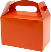 Draagdoosje en Lunchbox Oranje10x9.2x15cm (6 stuks)