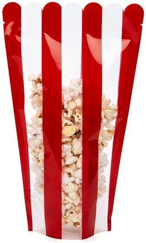 Stazakken Popcorn zak 16.5x10.2x26.7cm (100 stuks)