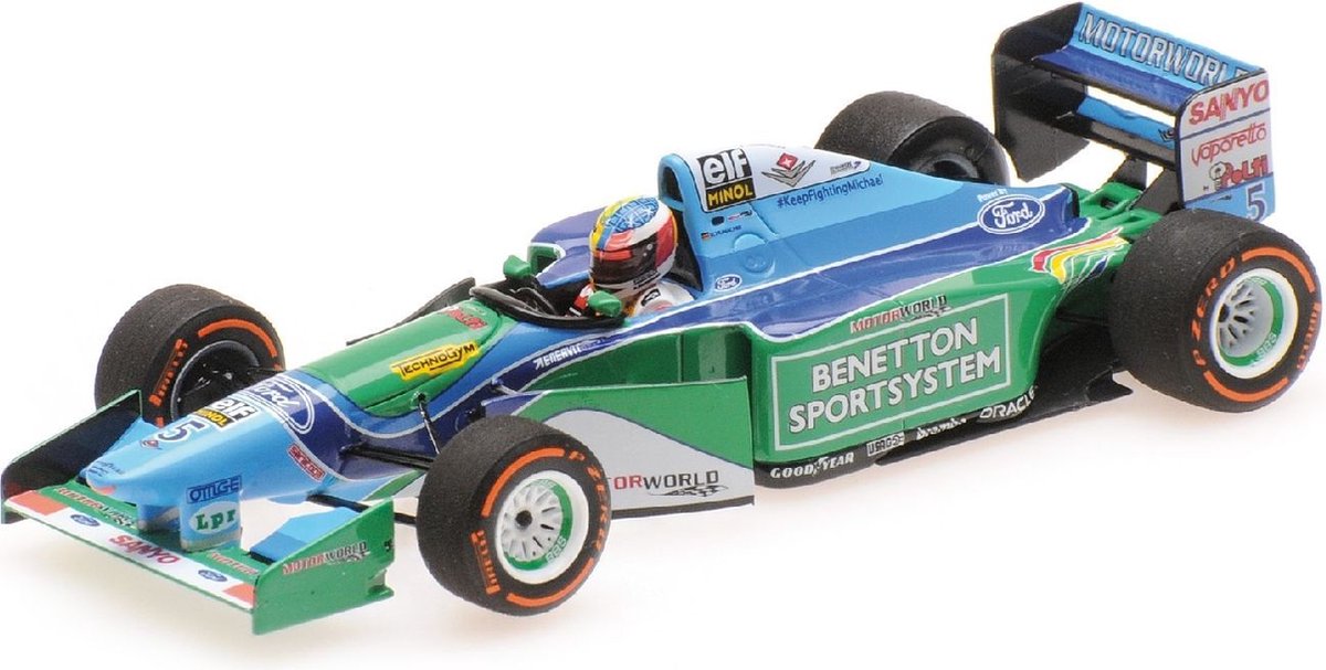 Formule 1 Benetton Ford B194 #5 Demo Run Belgian GP 2017 - 1:18 - Minichamps