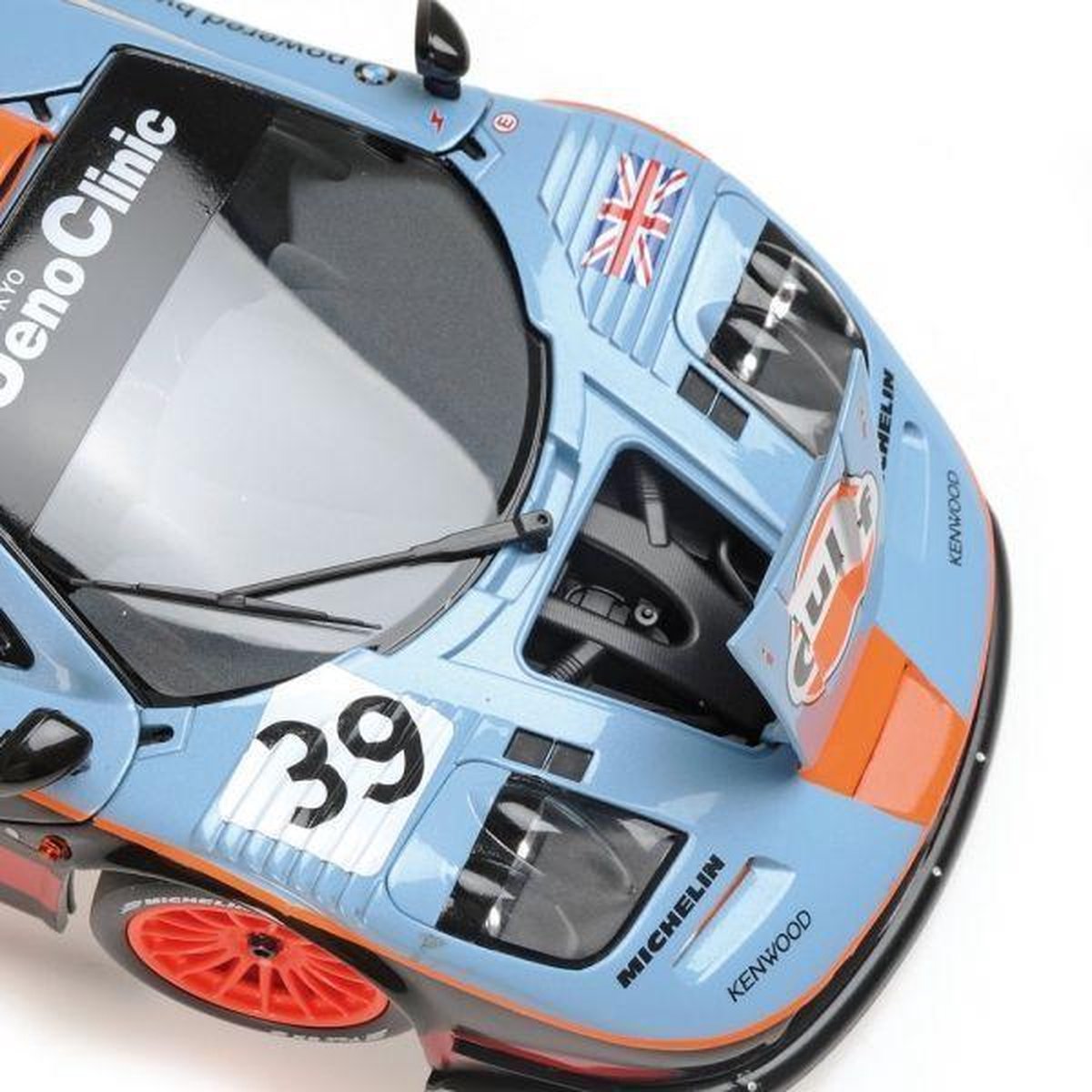 McLaren F1 GTR Gulf Team Davidoff #39 24H Le Mans 1997 - 1:18