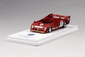 The 1:43 Diecast Modelcar of the Alfa Romeo T33 TT12 #1 of the 1000km Spa 1975. The drivers were J. Ickx and A. Merzario. The manufacturer of the scalemodel is Truescale Miniatures.This model is only available online
