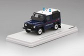 The 1:43 Diecast Modelcar of the Land Rover Defender 90 Station Wagon Carabinieri in Blue. The manufacturer of the scalemodel is Truescale Miniatures.This model is only available online