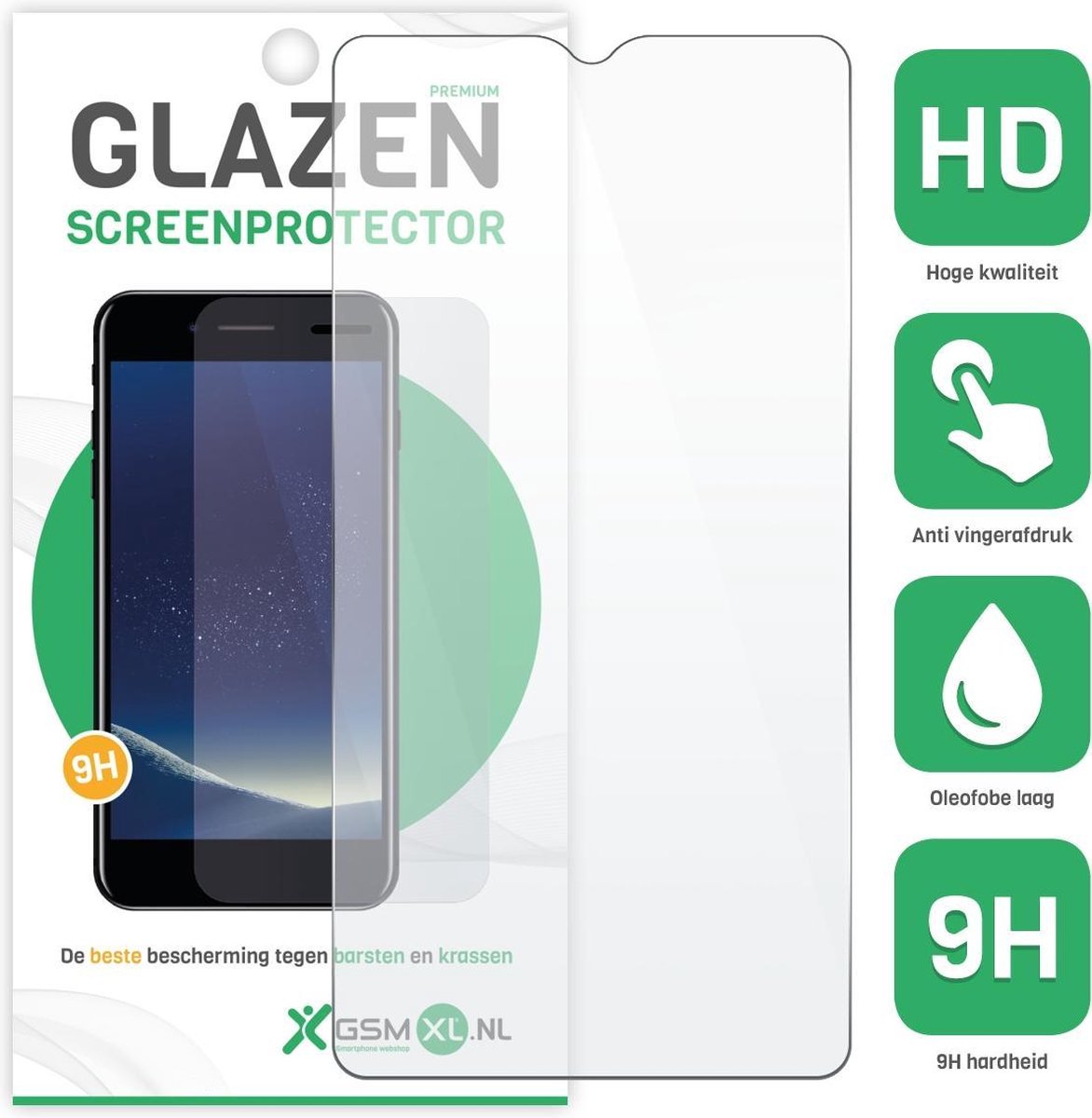 Nokia 6.2 - Screenprotector - Tempered glass - 2 stuks