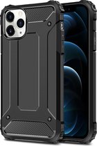 Hoesje geschikt voor iPhone 12 Pro Max - Back Cover Shockline Case Zwart