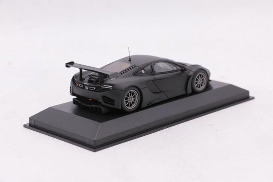 The 1:43 Diecast Modelcar of the McLaren MP4-12C GT3 in Matt Black. This scalemodel is limited by 400pcs.The manufacturer is Minichamps. - MINICHAMPS