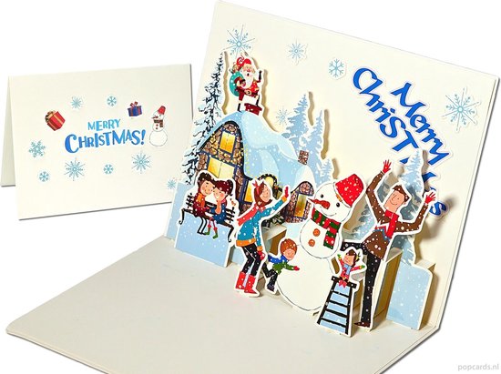 Carte de Noël, carte pop-up, carte pop-up 3D, carte popup, carte