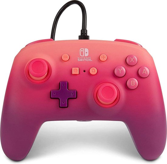 Manette PowerA Nintendo Switch|Contrôleur Switch Pro|rose doux  violet|édition spéciale... | bol.com