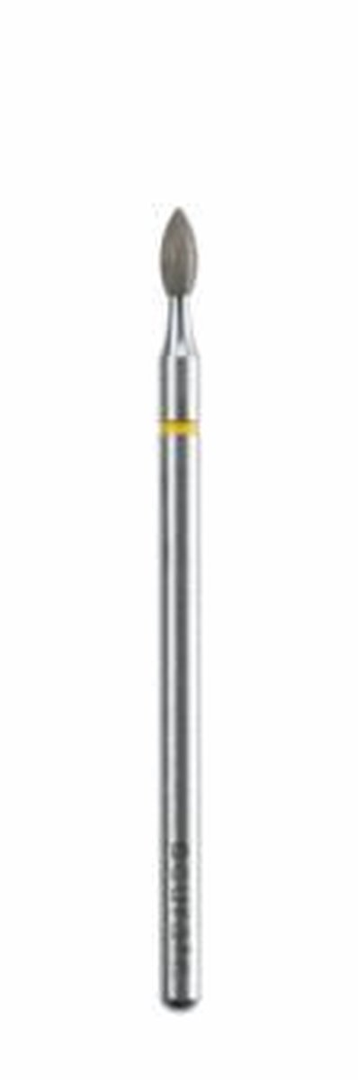 Druppelvormige frees / bitje - diamant - Ø 2,3 mm - Acurata - Grit : extra fijn - voor een zachte reiniging van nagelwallen en nagelriemen - voor de professional -
