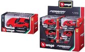 Burago 1:43 DC Ferrari Display 12 Stuks