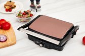 Buccan - Keukenmachine - Elektrische contactgrill - 2000W - Rosegoud