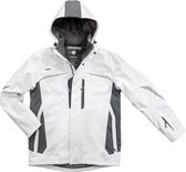 Excess Softshell winterjack Champ (318) - Wit | Donkergrijs - S