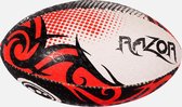 Optimum Razor rugbybal zwart/rood/wit maat 3