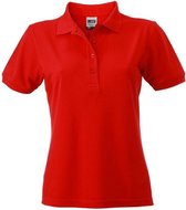 James and Nicholson Dames/dames Werkkleding Poloshirt (Rood)