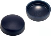 10 stuks - Afdekkapjes voor schroeven - 16mm - Donkerblauw