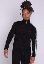 Conflict Track Jacket Knit Line Black